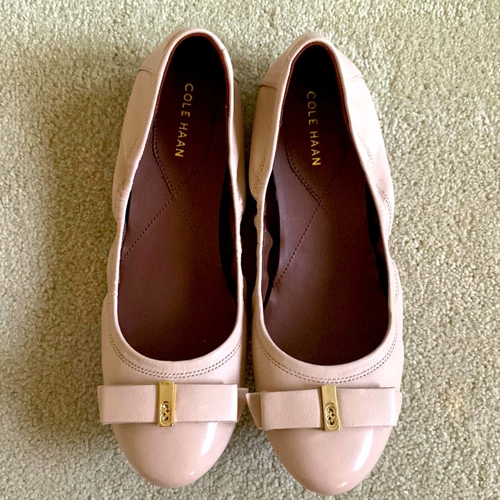 Cole Haan Nude Flats- “Elsie Ballet ll”